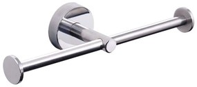 Χαρτοθήκη Διπλή Uno 1422 24x5,5x7,5cm Chrome Karag Stainless Steel