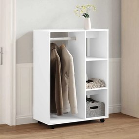 vidaXL Ντουλάπα Λευκή 80 x 40 x 110 εκ. από Επεξ. Ξύλο