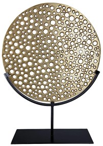 Διακοσμητικό ArteLibre Χρυσό/Μαύρο Αλουμίνιο 9x31x42cm-05160682