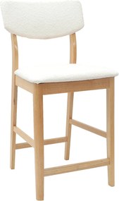 vidaXL Καρέκλες φαγητού 2 pcs Φυσικό 48 x 49 x 95 εκ.