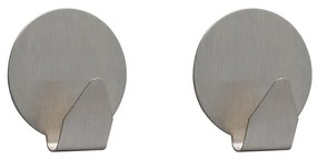 Άγκιστρα Μπάνιου Baseline 1112130942 (Σετ 2τμχ) Small 1,70x3,7x3,9cm Brushed Stainless Steel Tiger Ανοξείδωτο Ατσάλι