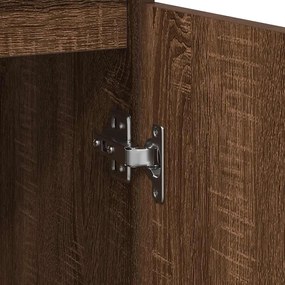 Συρταριέρα με Συρτάρια καφέ δρυς 71x35x84 εκ. Επεξ. Ξύλο - Καφέ