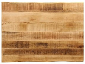 vidaXL Επιφάνεια Τραπεζιού 70x60x3,8 εκ. Live Edge Μασίφ Ξύλο Μάνγκο