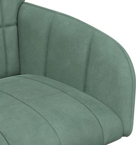 vidaXL Καρέκλες φαγητού 6 pcs Βελούδο Θαλασσί 57 x 50 x 85 εκ.