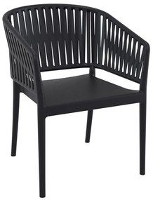 Siesta   Portofino/P* Armchair Black  metax-01-00-2909 διάστ.58.0000 x 58.0000 x 80.0000