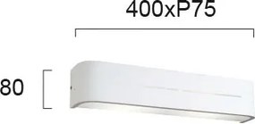 Απλίκα Τοίχου Viokef Terry White 4104100