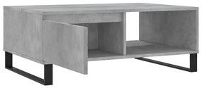 vidaXL Τραπεζάκι Σαλονιού Γκρι Σκυρ. 90x60x35 εκ. Επεξεργασμένο Ξύλο