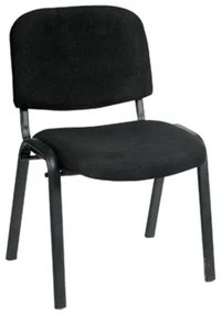 SIGMA καρέκλα επισκέπτη Μαύρο Μέταλλο/Ύφασμα 55x50x79 cm (Σωλ.40x20/1.2mm) ΕΟ550,7