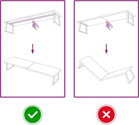 vidaXL Επιφάνεια Τραπεζιού Σκούρο Καφέ 220x60x(2-6)εκ Επεξ. Μασίφ Δρυς