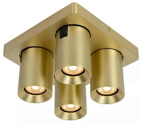 Φωτιστικό Οροφής Lucide 09929-20-02 NIGEL Χρυσό Χρώμα (Gold Coloured) 2200 K