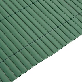 vidaXL Φράχτης Κήπου Διπλής Όψης Πράσινος 1,8x3 μ. PVC