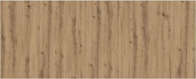 vidaXL Κεφαλάρι Κρεβατιού Δρυς τεχνίτης 200x1,5x80 εκ