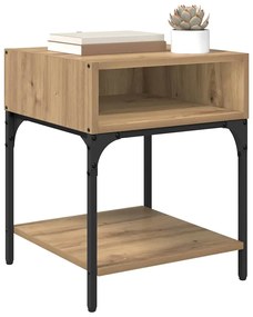 vidaXL Κομοδίνο 2 pcs Artisan Oak 40 x 40 x 50 cm Επεξεργασμένο ξύλο