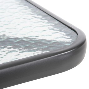 Σετ Κήπου Τραπεζαρία HM10469 3 τεμ Γκρί με Τραπέζι Figo 70x70x72 εκ. &amp; 2 Καρέκλες Laura