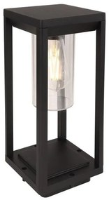 Επιδαπέδιο Φωτιστικό Κολώνα 1xΕ27 IP44 35cm Candela Globo Lighting-3135S1-Μαύρο 3135S1