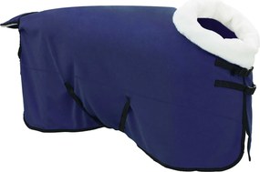 vidaXL Σαμάρι Ίππου Σκούρο μπλε 145 cm Πολικές φλις