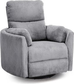 ΠΟΛΥΘΡΟΝΑ ΘΗΛΑΣΜΟΥ/RELAX VELMORA HM3300.01 ΓΚΡΙ ΚΟΤΛΕ ΥΦΑΣΜΑ 100x90x100Υεκ