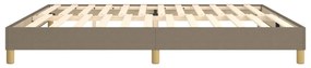 ΠΛΑΙΣΙΟ ΚΡΕΒΑΤΙΟΥ BOXSPRING TAUPE 200X200 ΕΚ. ΥΦΑΣΜΑΤΙΝΟ 3120642