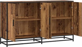 vidaXL Πλαϊνό γραφείο Παλαιωμένο ξύλο 134 x 35 x 76 εκ.