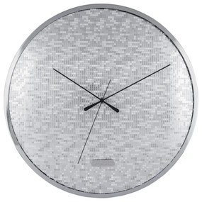 Ρολόι Τοίχου Disco KA6005SI 40x4,5cm Silver Karlsson Metal