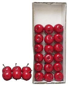 Supergreens Διακοσμητικό Μήλο Κόκκινο Set/24 Ø3,5 εκ.