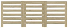 vidaXL Κάλυμμα Καλοριφέρ Sonoma Δρυς 205x21,5x83,5εκ. Επεξ. Ξύλο