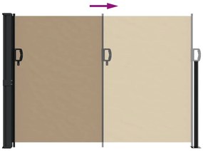 vidaXL Σκίαστρο Πλαϊνό Συρόμενο Taupe 140 x 600 εκ.