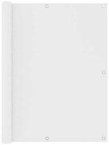 Διαχωριστικό Βεράντας Λευκό 120 x 300 εκ. Ύφασμα Oxford - Λευκό