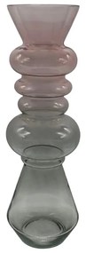 Βάζο Γυάλινο Forme 019583 D13,5xH46cm Pink-Green Γυαλί