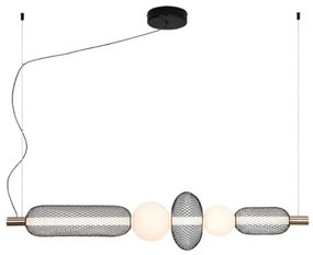Φωτιστικό Ράγας LED 28W IP20 3000K Margot 4311600 Viokef 4311600 Μαύρο-Χρυσό