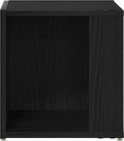 vidaXL Γωνιακά ράφια Μαύρη Οξυά 33 x 33 x 34,5 cm Επεξεργασμένο ξύλο