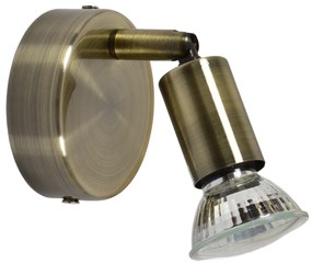 Φωτιστικό Τοίχου - Απλίκα SE 140-BR1 SABA WALL LAMP BRONZE Α1 - Μέταλλο - 77-4447