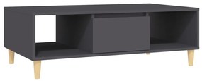 vidaXL Τραπεζάκι Σαλονιού Γκρι 103,5 x 60 x 35 εκ. από Επεξ. Ξύλο