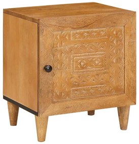 vidaXL Κομοδίνο Ανοιχτό καφέ 40 x 33 x 46 εκ. Μασίφ ξύλο μάνγκο