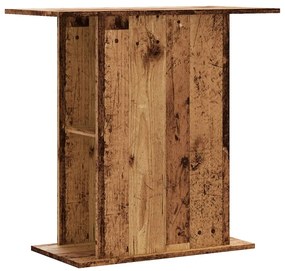 vidaXL Βάση Ενυδρείου Όψη Παλαιού Ξύλου 36x75x72,5 εκ. Επεξ. Ξύλο