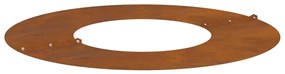 vidaXL Flat Tree Ring 5 κομμάτια Ø30/60 εκ από Weathering Steel