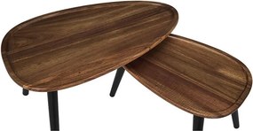 ΤΡΑΠΕΖΆΚΙΑ ΣΑΛΟΝΙΟΎ ACACIA TRIANGLE NESTING TABLE X2 HD0291