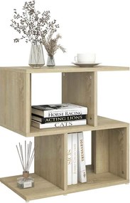 vidaXL Κομοδίνο Sonoma Δρυς 50 x 30 x 51,5 εκ. από Επεξ. Ξύλο
