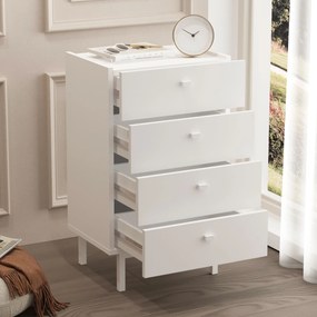 Συρταριέρα Λευκό FLOTAOS 47.9x36.8x80.1