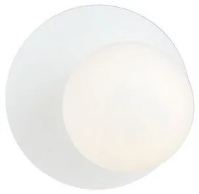 Απλίκα Φωτιστικό Τοίχου 1xE14 Ατσάλι Λευκό OSLO Made in Poland Emibig-1189/K1-Λευκό 1189/K1