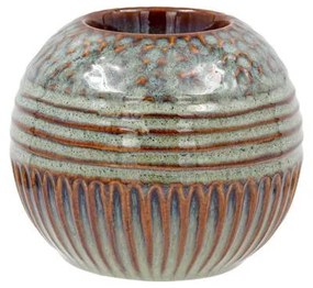 Κεραμικό Ρεσώ FL23761 Fylliana Πράσινο - Καφέ 11x11x10 εκ. 11x11x10 εκ.