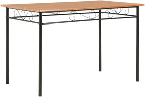 vidaXL Τραπεζαρία Καφέ 120 x 70 x 75 εκ. από MDF