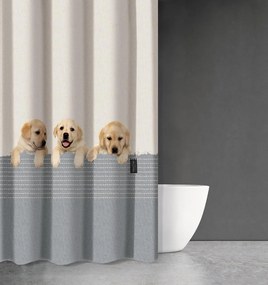 ΚΟΥΡΤΙΝΑ ΜΠΑΝΙΟΥ 180x200cm SAINT CLAIR - ANIMALS 204