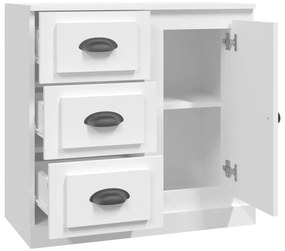 vidaXL Ντουλάπι Λευκό 70 x 35,5 x 67,5 εκ. από Επεξεργασμένο Ξύλο