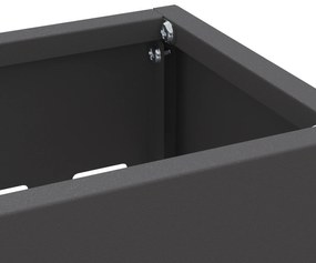 vidaXL Σταντ Ομπρέλας Μαύρο - 28x12x41 εκ. Χάλυβας