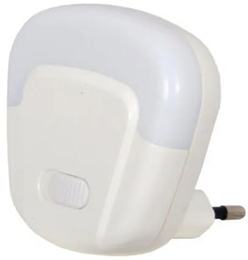 Φωτιστικό Νυκτός LED 1W με Διακόπτη Λευκό 30-002605 ELECTROPACK-30-002605-Λευκό 30-002605