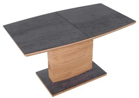 CONCORD extension table, color: top - dark grey, leg - golden oak DIOMMI V-CH-CONCORD-ST