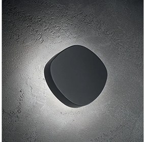 Απλίκα Φωτιστικό Τοίχου LED 7W IP54 3000K Ciottolo Zafferano-LD0480G3-Γκρι LD0480G3