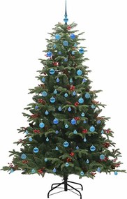 vidaXL Τεχνητό Χριστουγεννιάτικο Δέντρο με 300 LED Πράσινο 210 cm