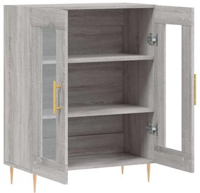 vidaXL Ντουλάπι Γκρι Sonoma 69,5 x 34 x 90 εκ. από Επεξεργασμένο Ξύλο
